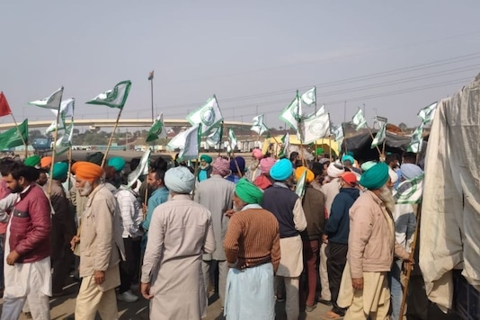 Farmers continue their protest against the farm laws at Singhu border (Delhi-Haryana border). 