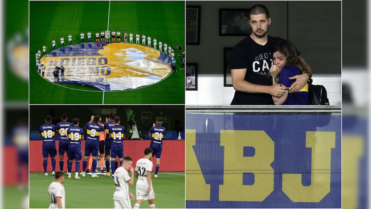 Diego Maradona's Daughter Reduced to Tears Following Boca's Heart Touching Tribute to Her Father