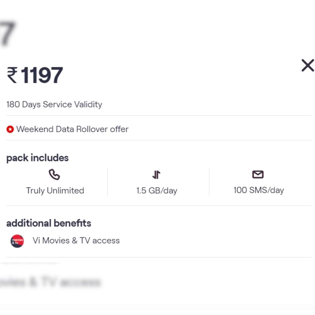 Vodafone Idea Rs 1,197 Prepaid Plan With 180 Days Validity Now ...
