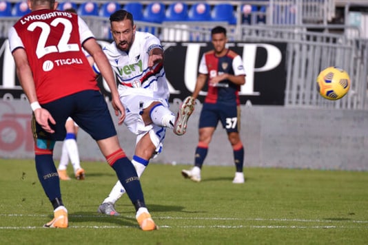 Cagliari Beats 10-man Sampdoria 2-0 In Serie A Cagliari Beats 10-man Sampdoria 2-0 In Serie A