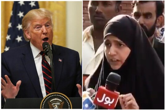 Old video of a Pakistani woman claiming to be Donald Trump's daughter has been going viral again | Image credit: Reuters/Twitter