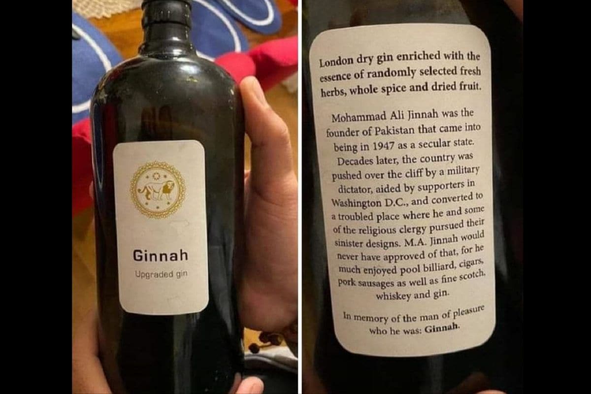 Gin and Jinnah: Photos of Alcoholic Drink 'Ginnah' Named After Pakistan Founder Go Viral