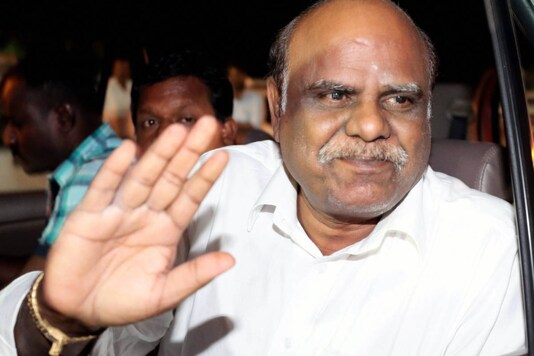 File photo of former Calcutta high court judge CS Karnan. (PTI)