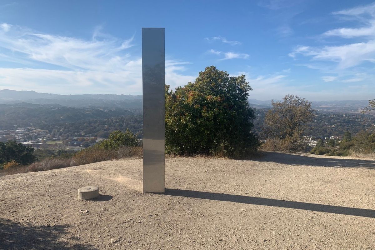 Third Monolith Appears in California, Days After Similar Structures  Disappear in Utah and Romania