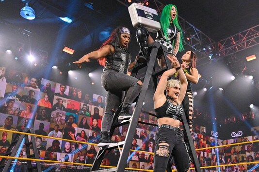 Io joins Team Shotzi (Photo Credit: WWE.com)