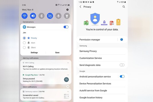 samsung one ui 3 0 with android 11 is