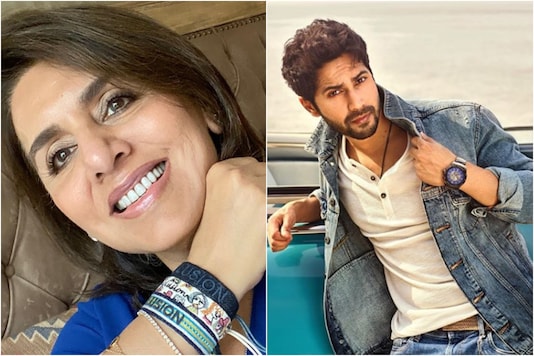 Neetu Kapoor (L), Varun Dhawan