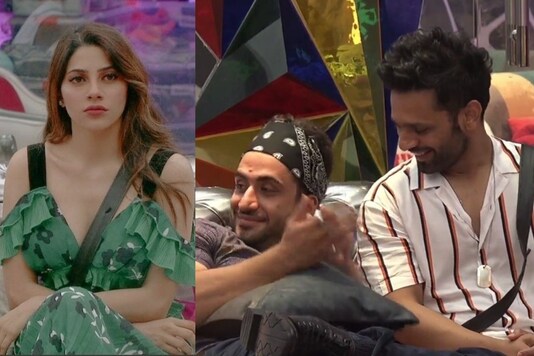 Nikki Tamboli, Aly Goni and Rahul Vaidya