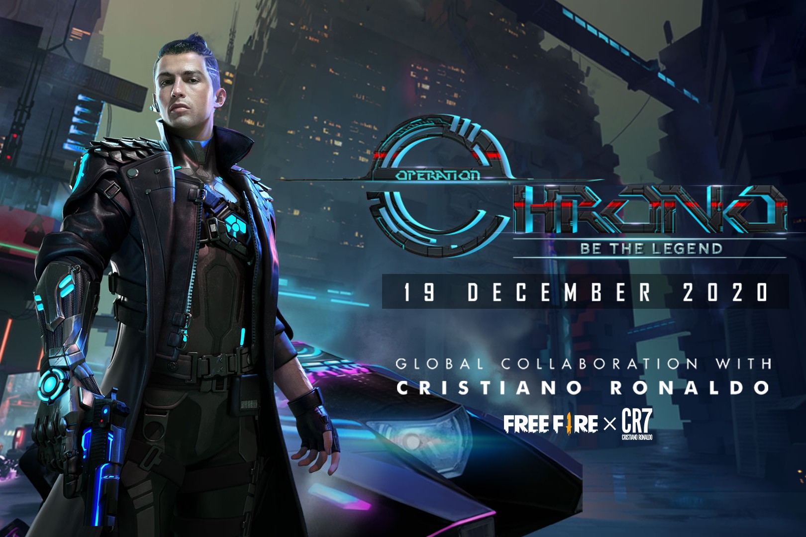 Download Garena Free Fire To Have Football Superstar Cristiano Ronaldo As Playable Character Named Chrono