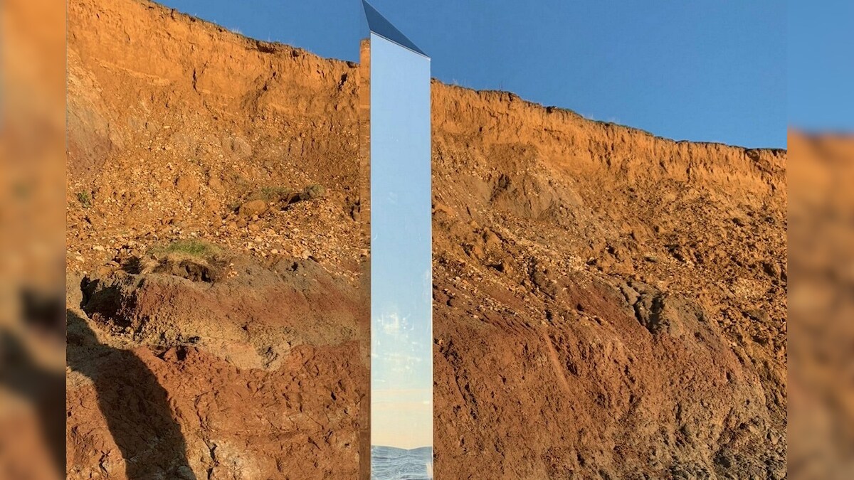 Still Keeping Count? Another Shiny New Monolith Has Appeared on Isle of Wight Beach in UK