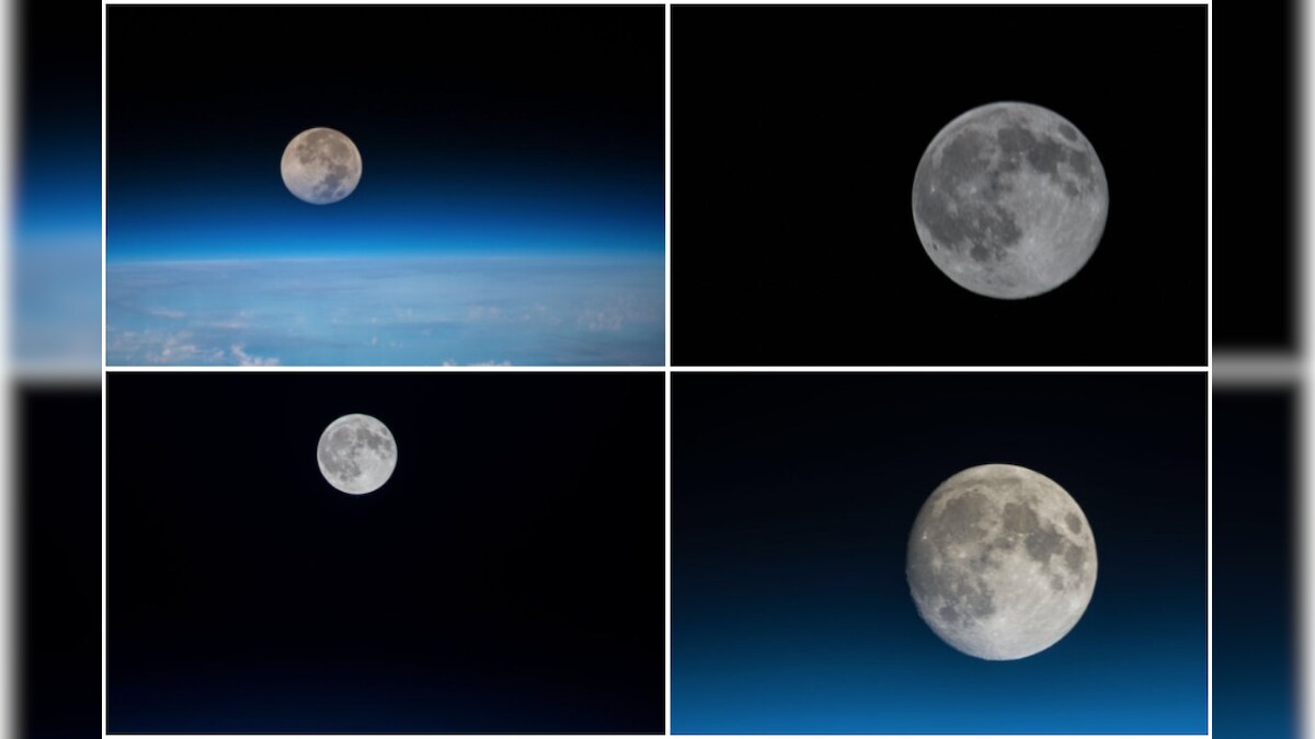 ISS Shares Images of Full Moon as Seen from Outer Space, Viral Post Leaves Earth Mesmerised