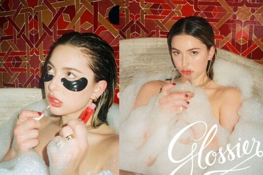Steve Jobs's daughter as Glossier model.