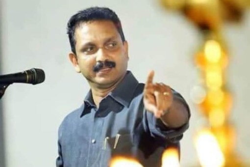 File image of Kerala BJP chief K Surendran.