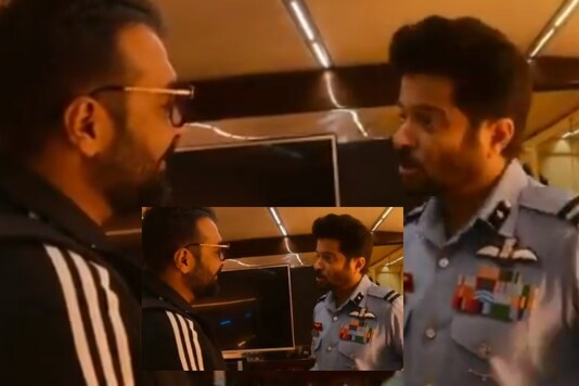 Anil Kapoor and Anurag Kashyap in a still from Netflix's 'AK vs AK'.