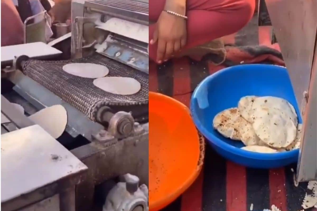 Watch: Roti Machine at Farmers' Protest Site Can Make up to 2000 Chapatis in an Hour