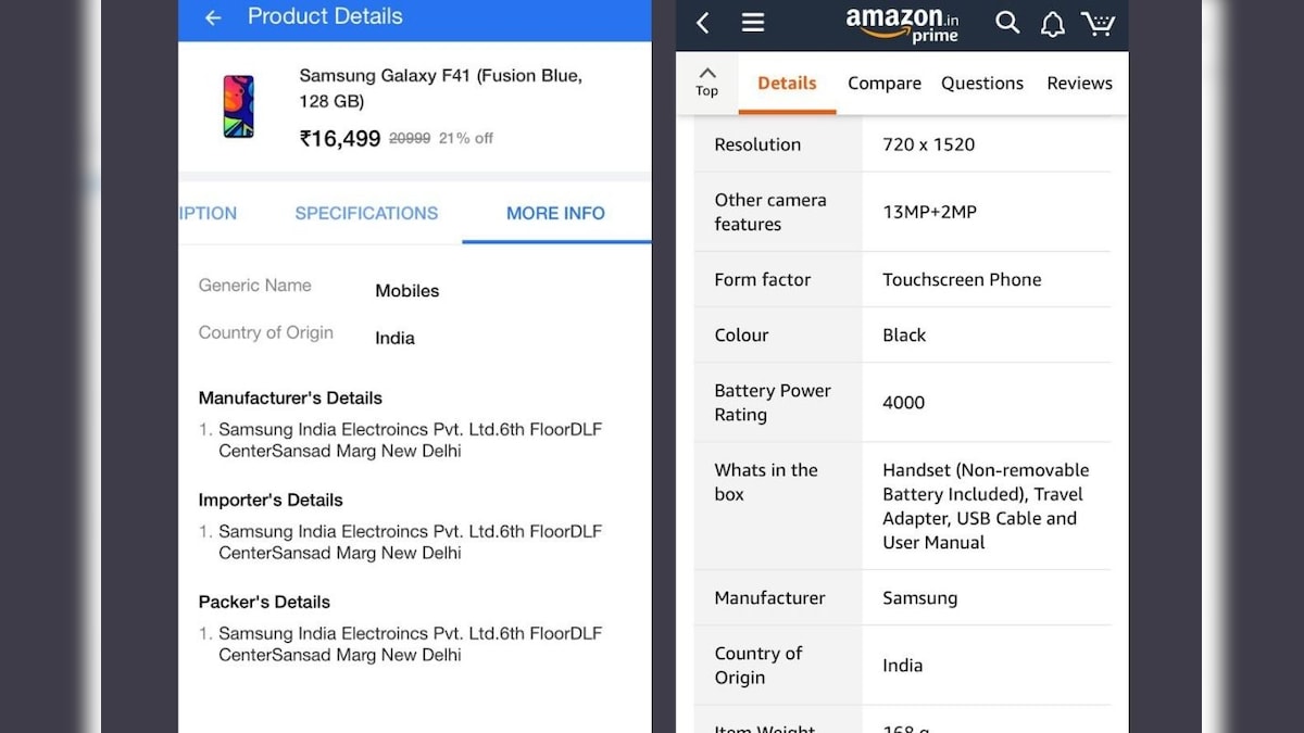 Centre to Verify if E-Retailers Like Amazon and Flipkart Are Displaying Products' Country of Origin