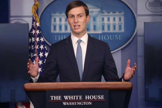 White House adviser Jared Kushner takes part in a press briefing at the White House in Washington, on September 4, 2020. (REUTERS/Leah Millis)