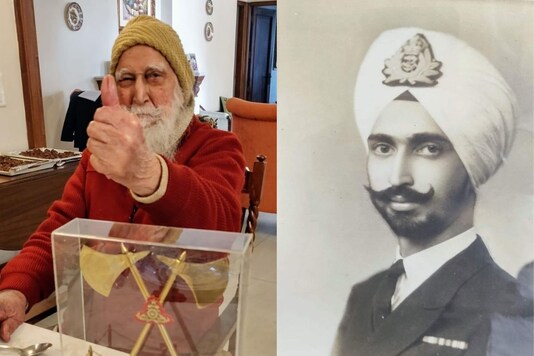 Col Prithipal Singh Gill (retd.), the only officer to serve in Indian Air Force, Indian Navy, and Indian Army (Artillery), turns 100. He served during World War-II and the 1965 India-Pakistan War. (ANI)