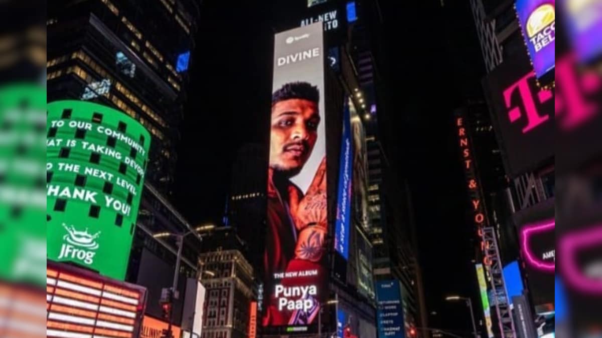 Divine is First Indian Rapper on New York's Times Square Billboard