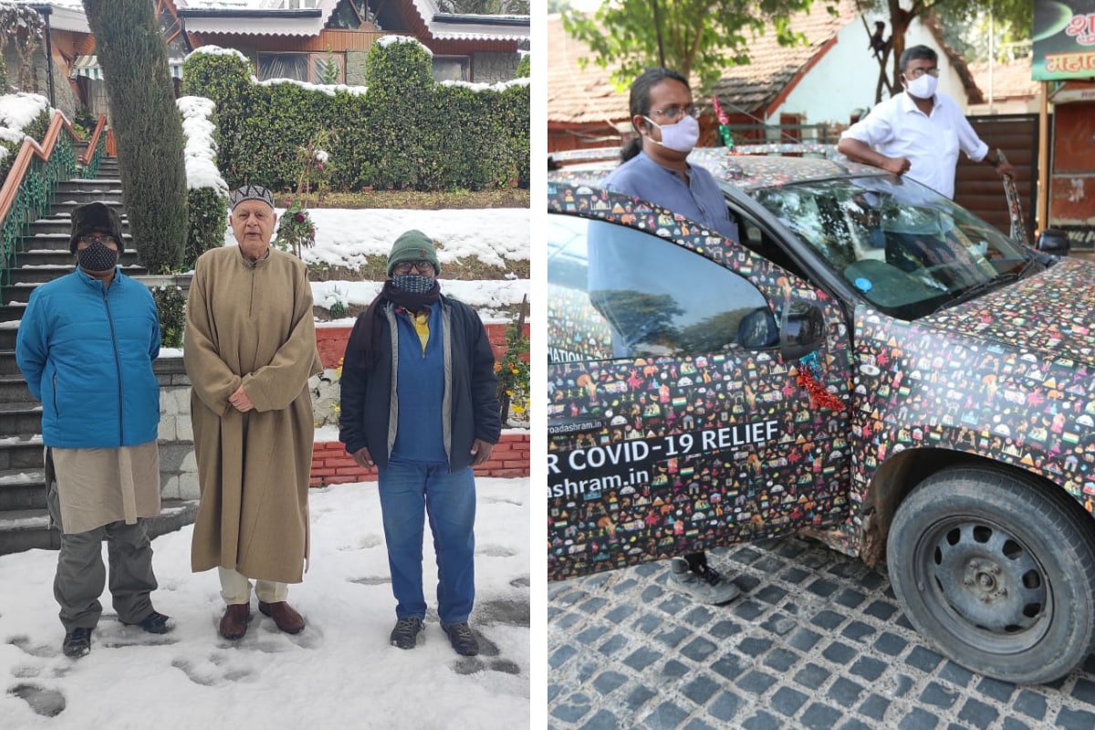 On Highway Since October, Delhi Duo Reach Kashmir with Chronicles of Pandemic Times - Vimarsana News