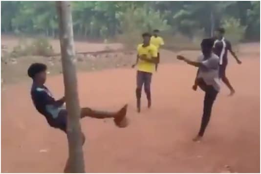 Viral video of a Desi goalie is winning internet | Image credit: Twitter