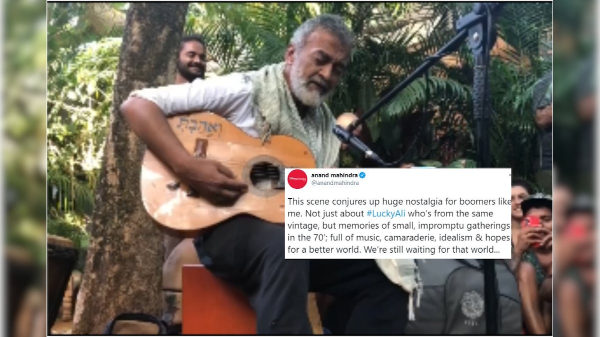 For Boomers Like Me Anand Mahindra Is Nostalgic After Watching Lucky Alis O Sanam Gig In 8565