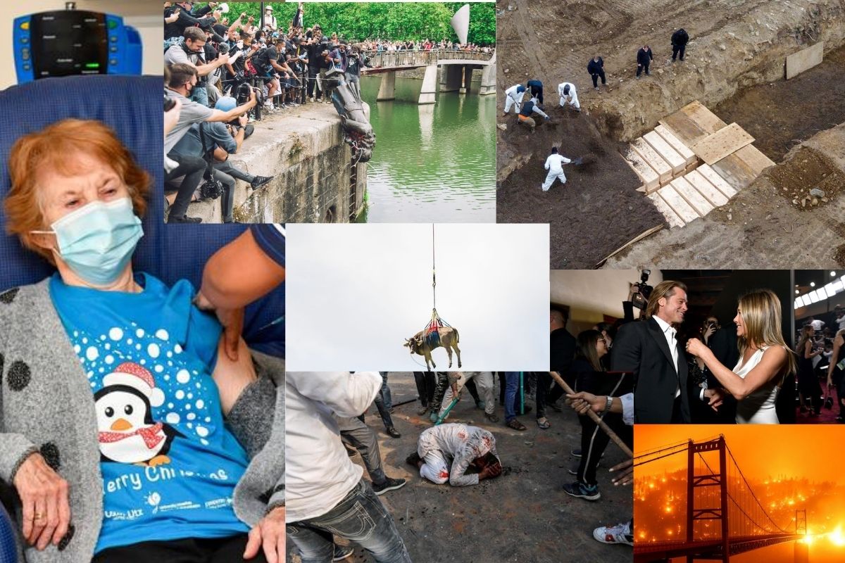 Outbreak of Covid-19 Pandemic to First Vaccine and Much More in Between, 2020 in Photos