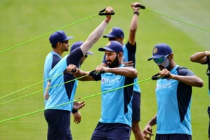In Pics, Team India Sweats It Out in Adelaide Ahead of Series Opener