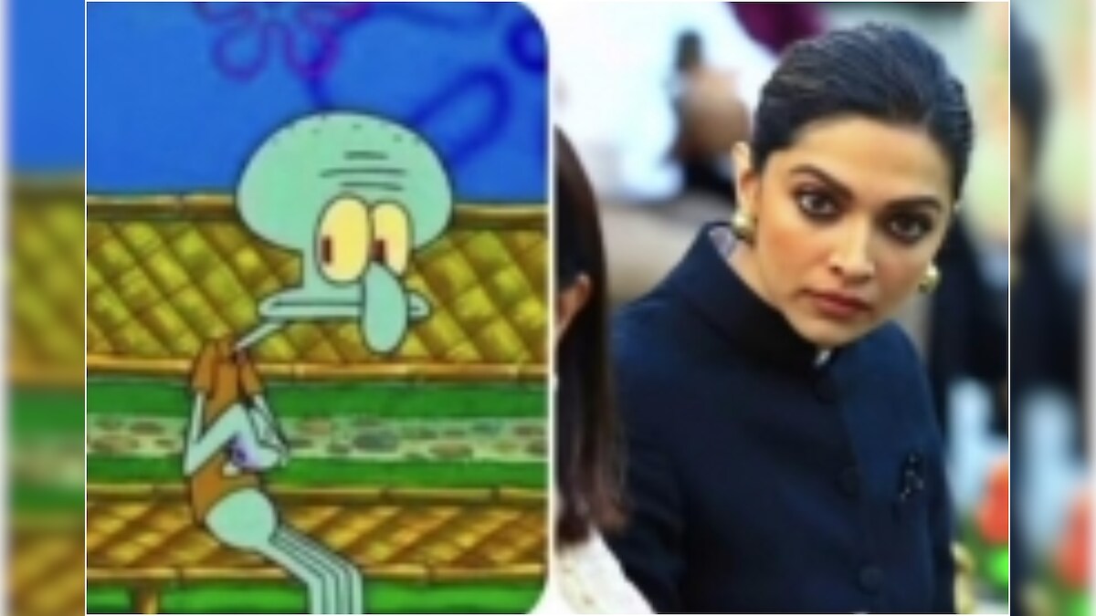 Deepika Padukone Trolls Herself with Hilarious 'SpongeBob' Meme