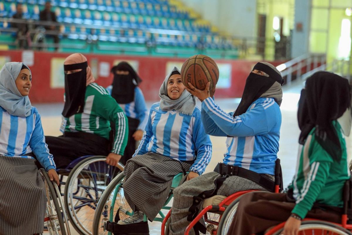 Overcoming War and Disability Yemen's Women Basketball Players Hit the Court, In Pics