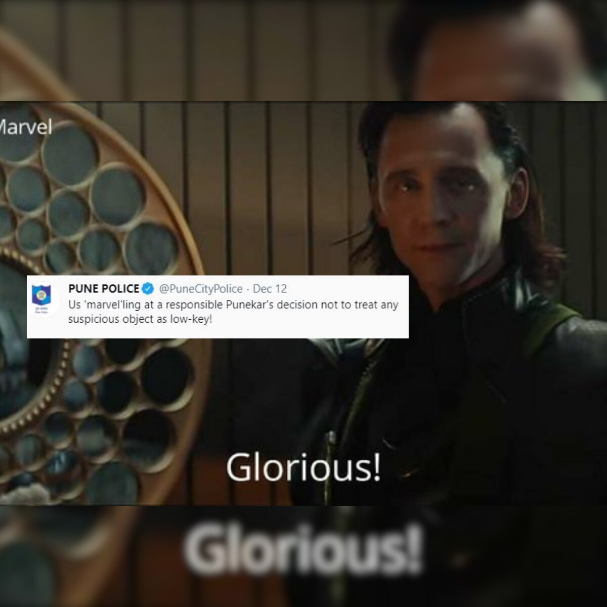 Low Key Pune Police Are Warning People About Suspicious Objects In Marvel Punny Way