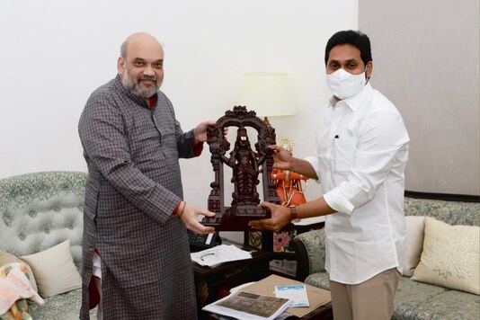 Andhra Pradesh Chief Minister Y S Jaganmohan Reddy on Tuesday called on Union Home Minister Amit Shah and discussed about the Polavaram project 