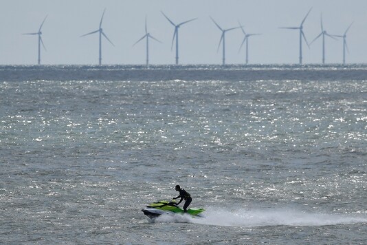 A man is seen on a jet ski in the sea off Brighton. (Image for representation)