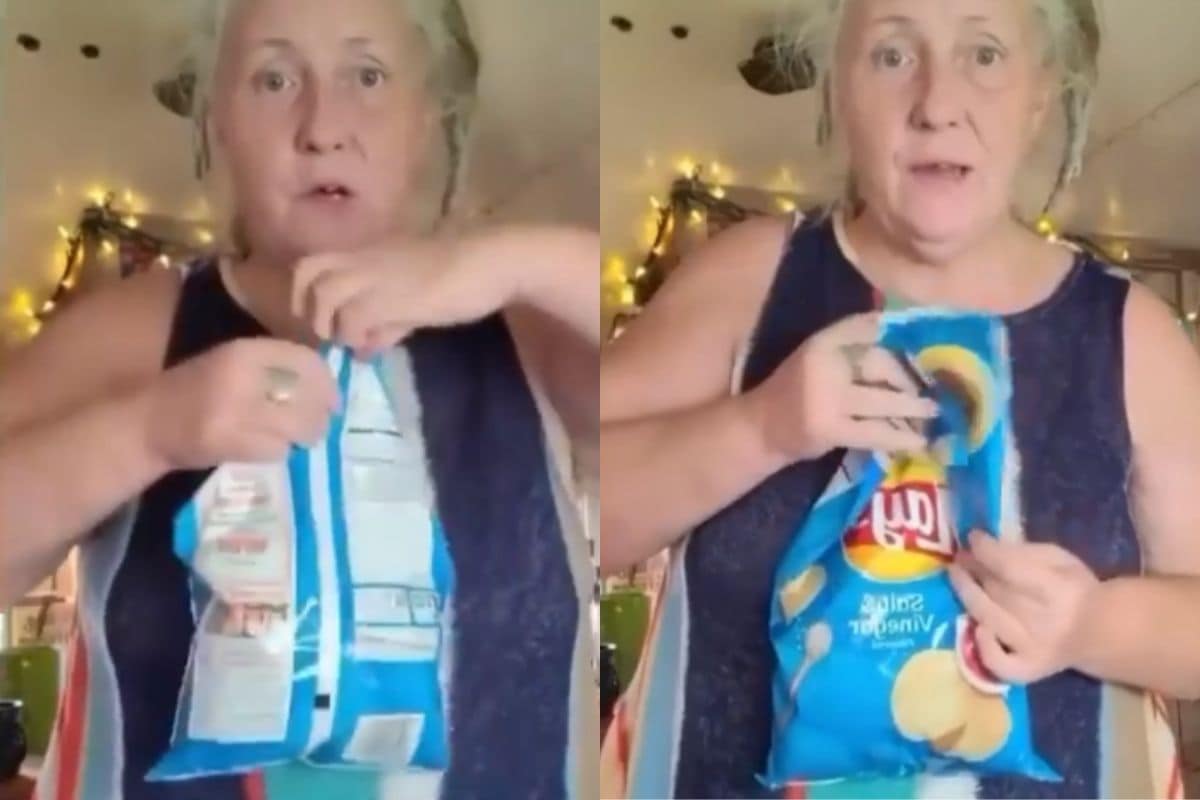 Watch: Woman Shows Unbelievable Hack of Resealing Open Packet of Chips in Viral Video