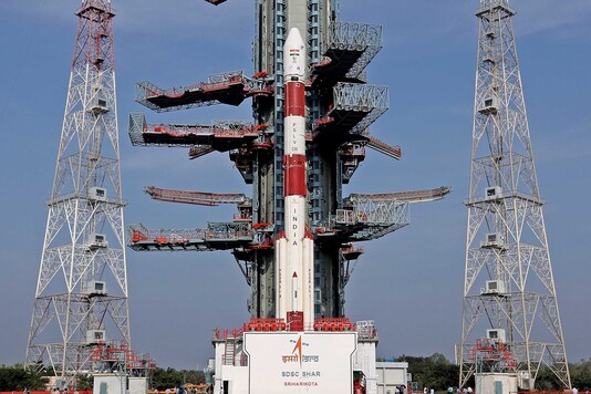 Countdown for the launch of PSLV-C50 / CMS-01 mission commenced today at 1441 Hrs (IST) from Satish Dhawan Space Centre SHAR, Sriharikota.  (Image: Twitter/@isro)