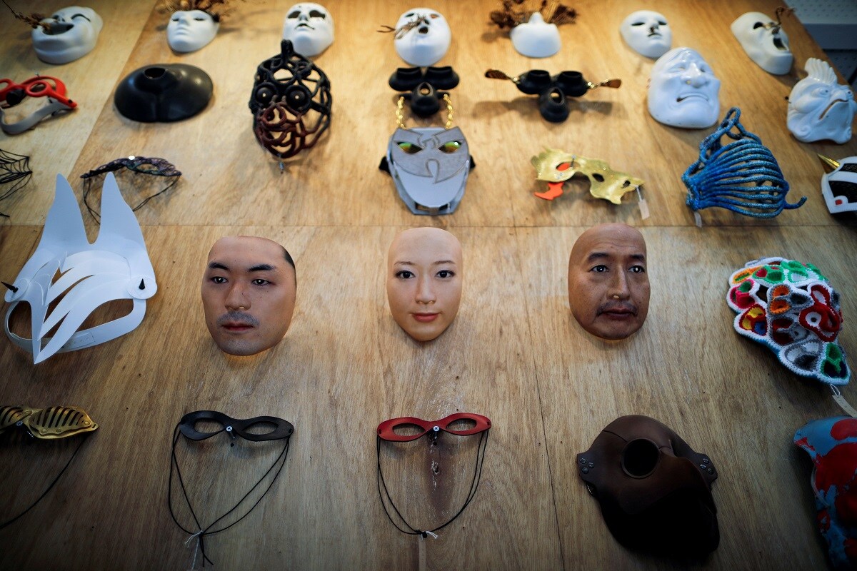 Wearing Someone Else's Face Hyperrealistic Masks to Go on Sale in Japan