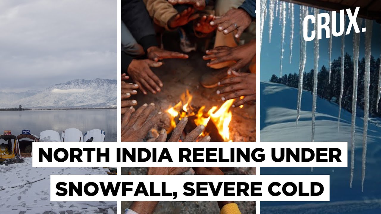 Snowfall in Himachal, J&K, Uttarakhand Sends Chills In Delhi , Punjab , UP, Rajasthan