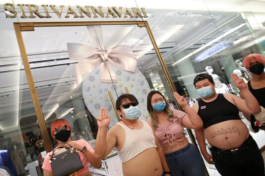 Thai Activists Stage Crop Top Protest to Stand in Solidarity With Those Facing Royal Insult Charges