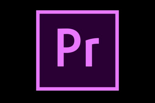Premier Pro logo.