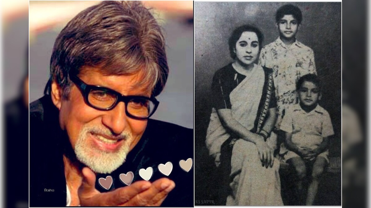 Amitabh Bachchan Shares Childhood Pic Remembering 'Very Special Day' with Mother, Brother