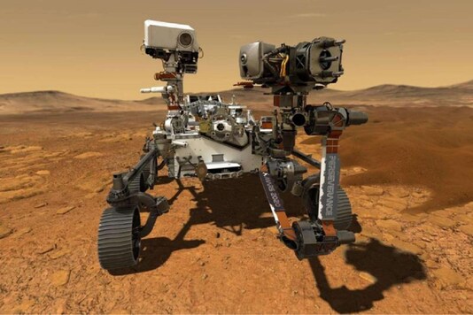 NASA's Perseverance Mars Rover. Image credits: AFP.