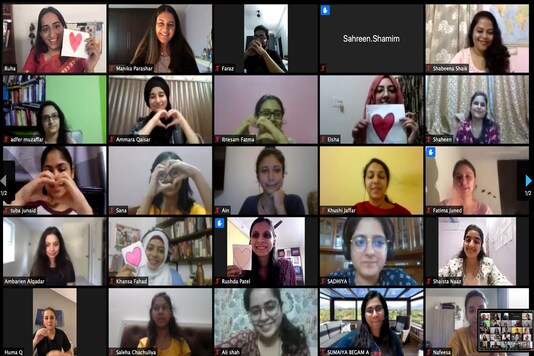 Training workshop on Muslim women leadership program by Joan Moon and by Huma Qureshi.
