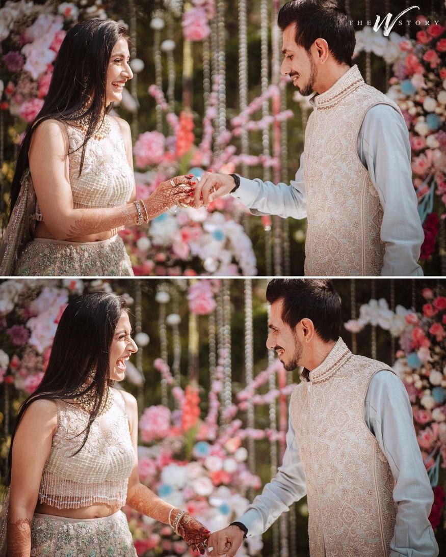 Yuzvendra Chahal & Dhanashree Verma's Engagement Photos Go Viral on Social Media