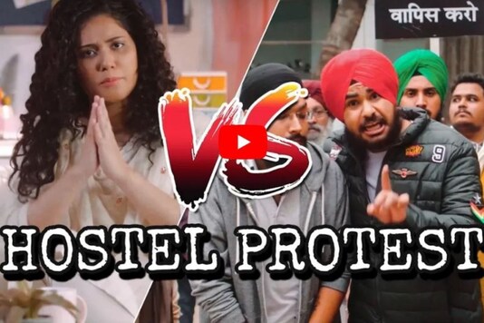 Video grab of Kangana-Diljit's parody video.