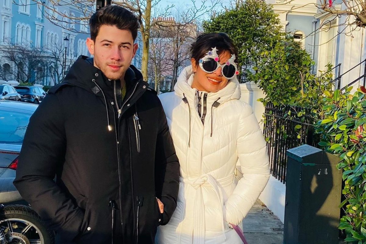  Priyanka Chopra, who is filming a project in London, will ring in Christmas there along with her husband Nick Jonas. The actress shared a picture of her channelling 