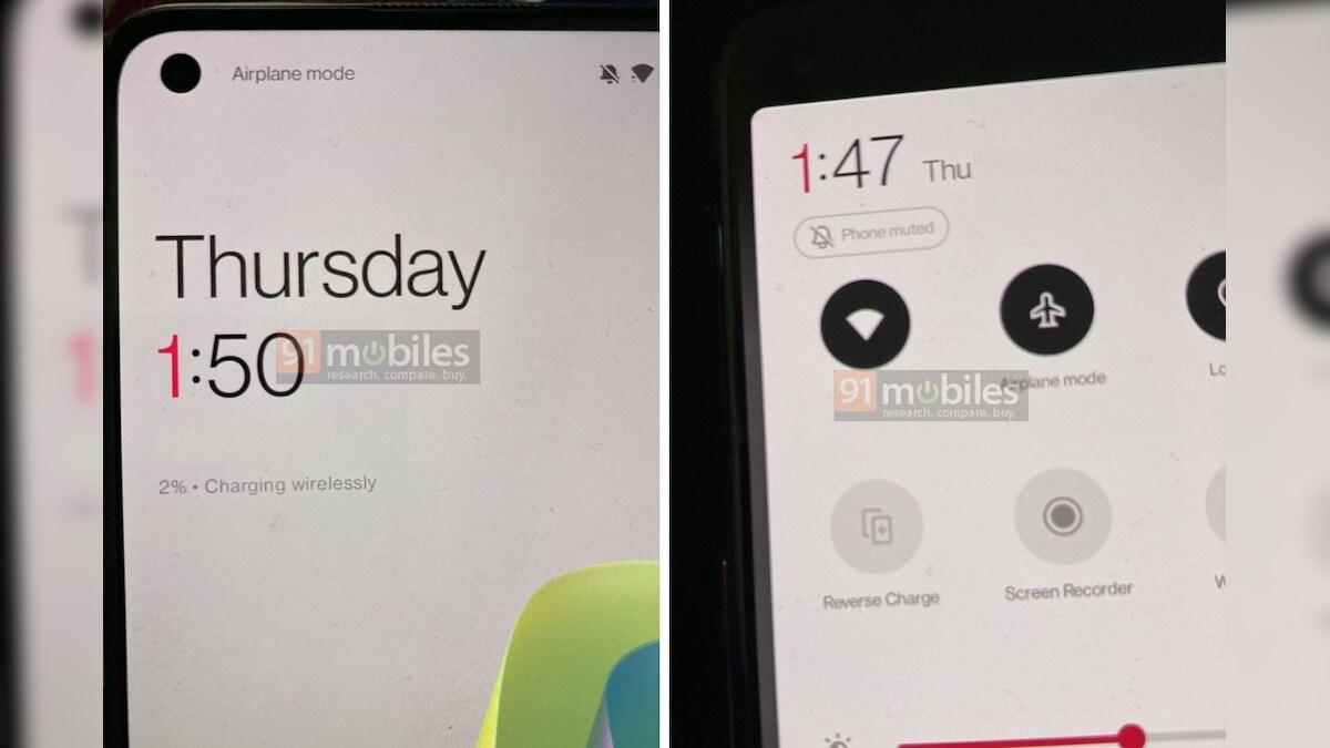 OnePlus 9 Live Images Hint at a FlatEdged HolePunch Display, May Come