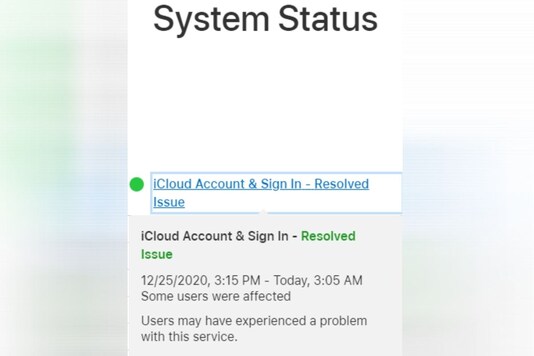 Apple System Status