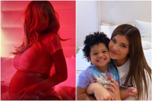 Kylie Jenner with Stormi