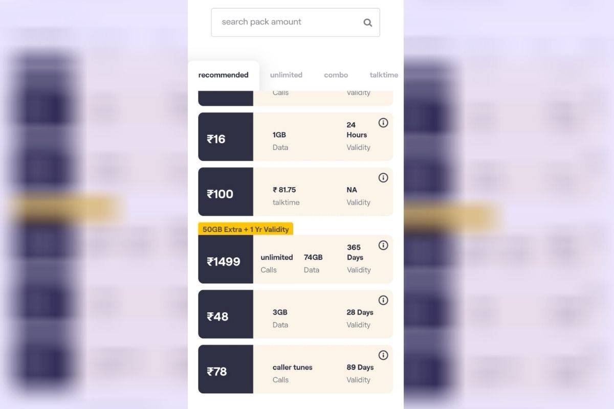 Vi Offering Extra 50GB Data With Rs 1 499 Prepaid Recharge Plan To 