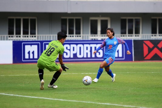 Each footballer of Indian women's team is a star: Striker Dangmei (Photo Credit: Indian Football Team Twitter)
